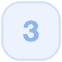 Eine 3 als Icon